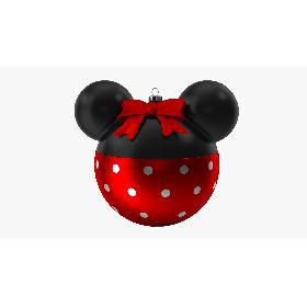 Christmas Ball Minnie Mouse 3D